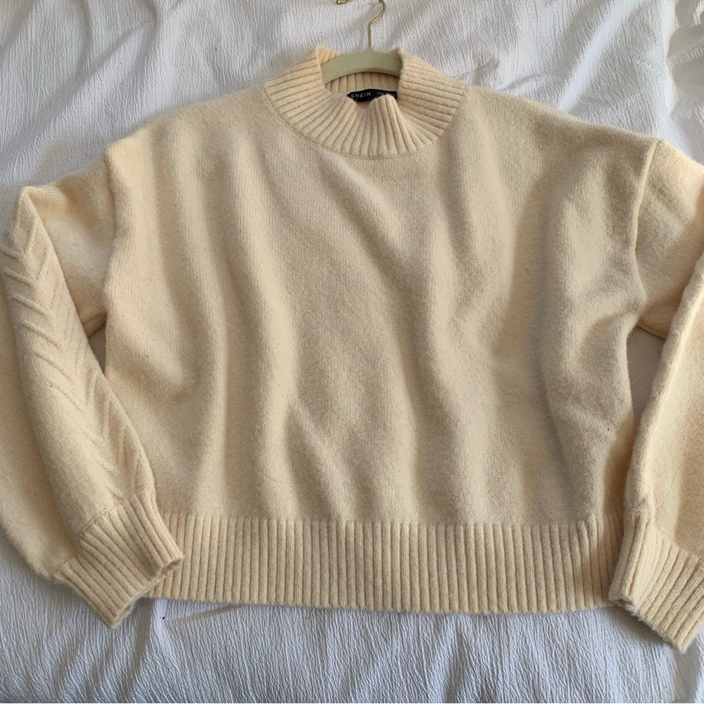 Mock neck sweater